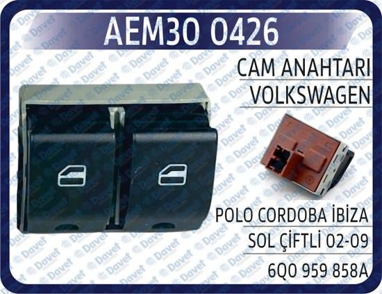 FBI-44537 Sol On Cam Dugmesi-Arka Ikili (Vw Polo 02-10  Seat Ibiza 02-10)